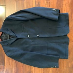 NWOT Andrew Fezza Suede Stretch Blazer
